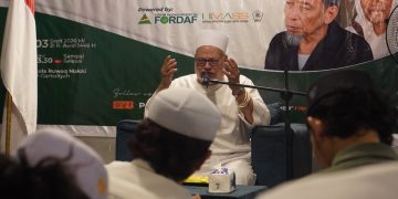 Syekh Ibrahim Al-Houdhoud Dalam Acara Maulid dan Haul Ulama Nusantara PCINU Mesir